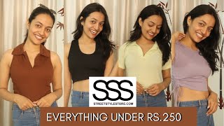 Cheapest SSS Haul Under Rs250  Yashasvi Rajpoot [upl. by Ide]