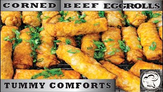 How to Make Corned Beef Egg Rolls  Egg Roll Recipe [upl. by Tillion28]