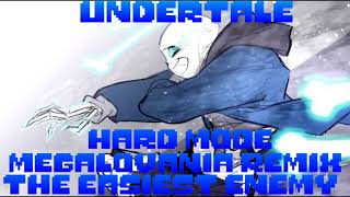 UndertaleMegalovania RemixThe Easiest EnemyMegalovania Hard Mode [upl. by Lasser349]