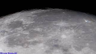 Apollo Landing Sites Live Telescope View 14 Inch Telescope [upl. by Brandice]