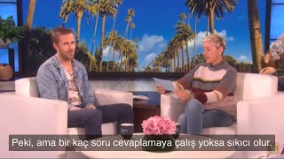 Türkçe Ryan Gosling Bağış İçin Kişisel Soruları quotCevaplıyorquot  Ekim 2017 [upl. by Nyahs365]