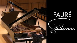 2 Pianos 4 Hands  Sicilienne Op 78 by Gabriel Fauré [upl. by Abner147]