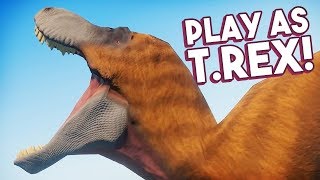 PLAY A FULLY GROWN TREX DINO GAME UPDATES  Dinosaurs Prehistoric Survivors Gameplay [upl. by Llehcor]