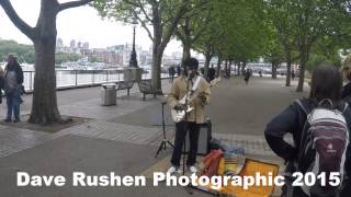 Nile Rodgers Busking in London [upl. by Annawot]