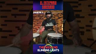 DRUM COVER  BLINDING LIGHTS  THE WEEKND  drumline Elsiberiano [upl. by Stovall]