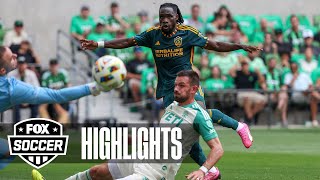 Austin FC vs LA Galaxy Highlights  MLS on FOX [upl. by Erdeid]