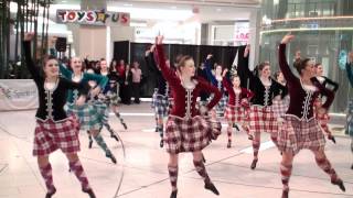 Highland Dancers at Metrotown 1 [upl. by Annelg]