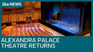 Alexandra Palace Theatre returns after major refurb  ITV News [upl. by Ethbun878]