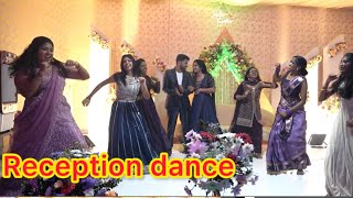 Reception dance kerala wedding dance  function dance fusion dance [upl. by Vandervelde364]