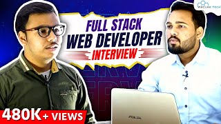 Full Stack Web Developer Mock Interview A Technical Round with QampA ✅ [upl. by Noakes]