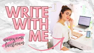 Write With Me LIVESTREAM ✨✏️ NaNoWriMo2023 [upl. by Yzzik]