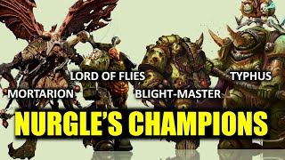 10 Strongest Plague Champions of Nurgle [upl. by Neomah]