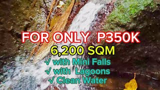 V796 For Only 350 K 6200 sqm With Falls And Lagoons Clear amp Clean Water [upl. by Rhyne]