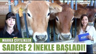 2 Yerli İnekle Başladı Jersey Çiftliği Kurdu  Marka Çiftlikler [upl. by Adilem388]