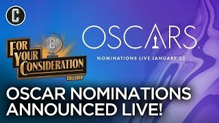 Oscar Nominations Announced  For Your Consideration [upl. by Knapp]