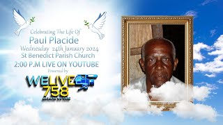 CELEBRATING THE LIFE OF Paul Placide [upl. by Ykroc574]