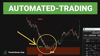 Automated Trading in ThinkOrSwim  Enter When a Trend Reverses [upl. by Inafetse]