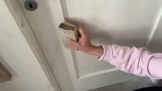 ASMR Sandpapering the door [upl. by Kallman]