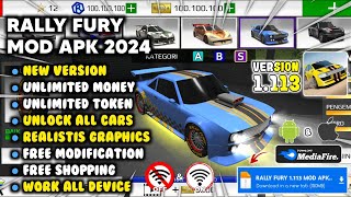 UPDATE RALLY FURY MOD APK V1113 Latest Version 2024  Unlimited Money amp Token [upl. by Amadeo]