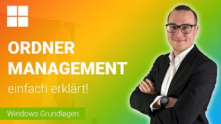 ORDNERMANAGEMENT einfach erklärt  Lerne Windows Grundfunktionen ✅ [upl. by Tilly367]