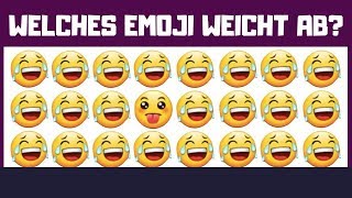 Nur ein Genie findet alle Fehler Emoji Challenge [upl. by Deibel416]