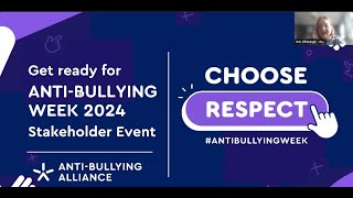 AntiBullying Week 2024 Choose Respect  Social Media Stakeholder Event [upl. by Margalo]