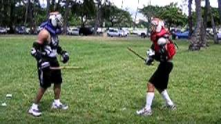 Bais Tres Manos  Gandmaster Jon Bais Lite Sparring with Kyud Regie [upl. by Mad309]