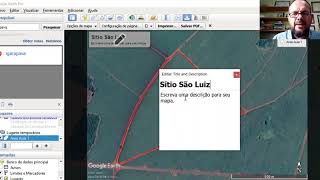 Delimitando uma área no Google Earth Pro [upl. by Orodoet483]