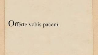 Offerte vobis pacem [upl. by Chemaram]