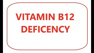 CYANOCOBALAMIN DEFICIENCY 2024 11 22 14 32 05 [upl. by Leunamnauj]