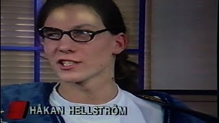 19åriga Håkan Hellström är med på TV för första gången TV4 Göteborg 1993 [upl. by Aihsotal591]