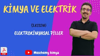 Elektrokimyasal Hücreler Piller Kimya ve Elektrik AYT12Sınıf Kimya 104 [upl. by Harmonie734]