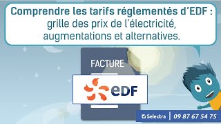 Augmentation EDF ⚡ Pourquoi les tarifs réglementés augmententils  Peuton payer moins cher [upl. by Siffre]