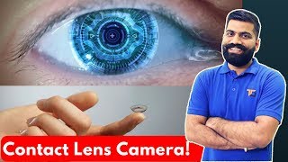 Contact Lens Camera Future Wearable Tech [upl. by Nathanil]