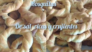 comopreparar rosquitas de sal RICAS y CROCANTES hechas a mano [upl. by Edette367]