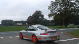 Porsche 996 GT3 Clubsport powerslide acceleration [upl. by Ilahtan822]