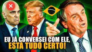 BOLSONARO DIZ QUE TRUMP IRÁ PRENDER ALEX4NDRE D M0RAI [upl. by Nnylassej]