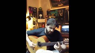 Epic classical guitar solo Estudio in E Minor by Francisco Tarrega [upl. by Norrie]