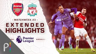 Arsenal v Liverpool  PREMIER LEAGUE HIGHLIGHTS  242024  NBC Sports [upl. by Tuppeny]