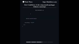 How CodeMirror v6 dev setup installs packages without a monorepo [upl. by Lessur]