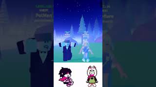 Ralsei and Kris dancing deltrune roblox shorts [upl. by Luz637]