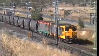 Trains in Queensland 2000  Rockhampton [upl. by Anelec336]