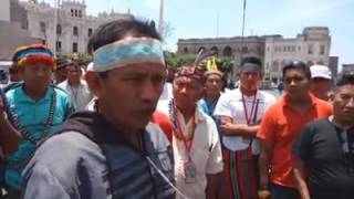 Apu Fernando Chuje Ruiz quotQueremos cambio en oleoducto norperuano quot17112016 [upl. by Ycak312]