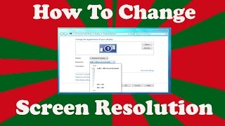 How to Change Screen Resolution in Windows 7 [upl. by Ylsel]