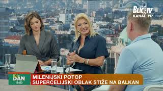 Šta je MILENIJSKI POTOP Superćelijski oblak stiže na Balkan  BLIC DAN [upl. by Eidlog99]