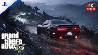 Driving the Dominator Car 🚗💨 from Mount Chiliad to Military Base in GTA V  Epic OffRoad Adventure [upl. by Meta314]