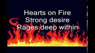 Lyrics to Hearts On Fire by John Cafferty [upl. by Sadnac]