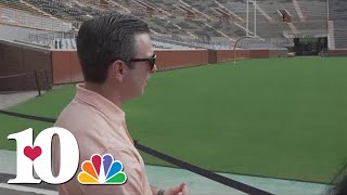 Neyland Stadium prepares for upcoming Morgan Wallen concerts [upl. by Atinod565]