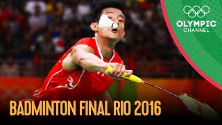 Mens Singles Badminton Final  Rio 2016 Replays [upl. by Eednas]