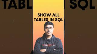 How to SHOW ALL TABLES In Oracle and SQL Server learnsql [upl. by Demaria]